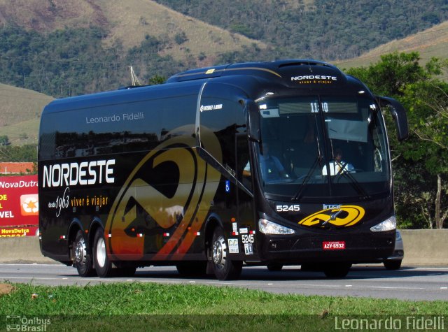 Expresso Nordeste 5245 na cidade de Roseira, São Paulo, Brasil, por Leonardo Fidelli. Número da foto: #4540802.