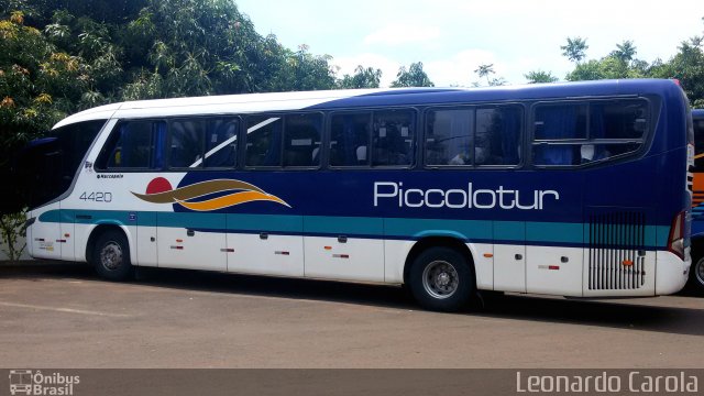 Piccolotur Transportes Turísticos 4420 na cidade de Pirassununga, São Paulo, Brasil, por Leonardo Carola. Número da foto: #4540181.