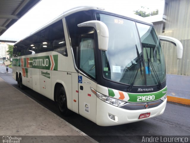 Empresa Gontijo de Transportes 21680 na cidade de Belo Horizonte, Minas Gerais, Brasil, por André Lourenço de Freitas. ID da foto: 4539012.