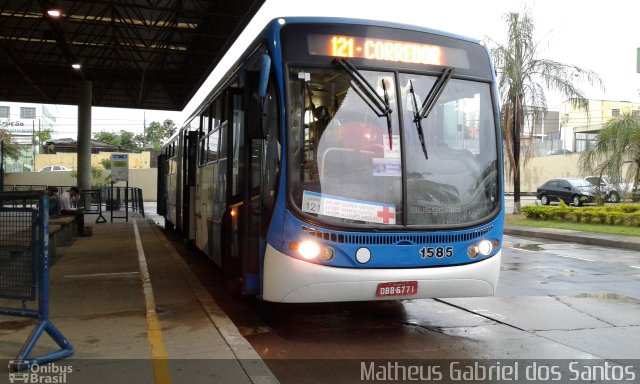 VB Transportes e Turismo 1585 na cidade de Campinas, São Paulo, Brasil, por Matheus Gabriel dos Santos. ID da foto: 4539601.