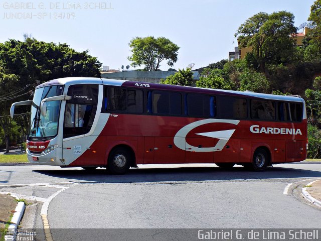 Expresso Gardenia 4215 na cidade de Jundiaí, São Paulo, Brasil, por Gabriel Giacomin de Lima. Número da foto: #4540458.