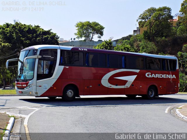 Expresso Gardenia 4215 na cidade de Jundiaí, São Paulo, Brasil, por Gabriel Giacomin de Lima. ID da foto: 4540458.