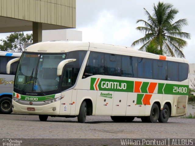 Empresa Gontijo de Transportes 21400 na cidade de Caruaru, Pernambuco, Brasil, por Willian Pontual. Número da foto: #4541072.