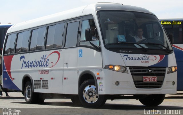 Transville Turismo 9079 na cidade de Goiânia, Goiás, Brasil, por Carlos Júnior. ID da foto: 4540455.