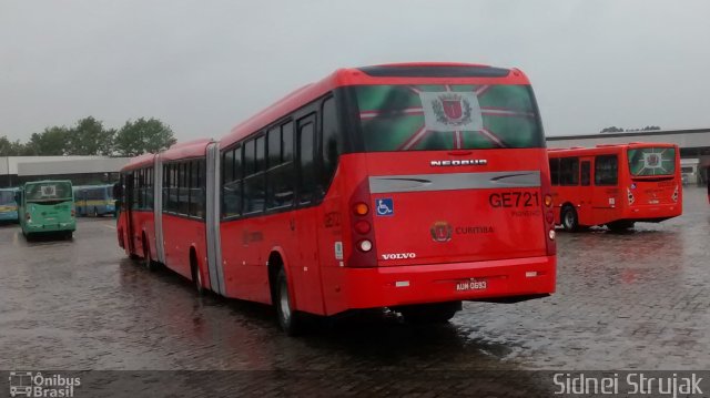 Viação Cidade Sorriso GE721 na cidade de Curitiba, Paraná, Brasil, por Sidnei Machado Strujak. ID da foto: 4539832.