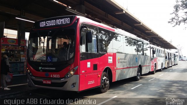 Allibus Transportes 4 5633 na cidade de São Paulo, São Paulo, Brasil, por Eduardo de Oliveira. Número da foto: #4501098.