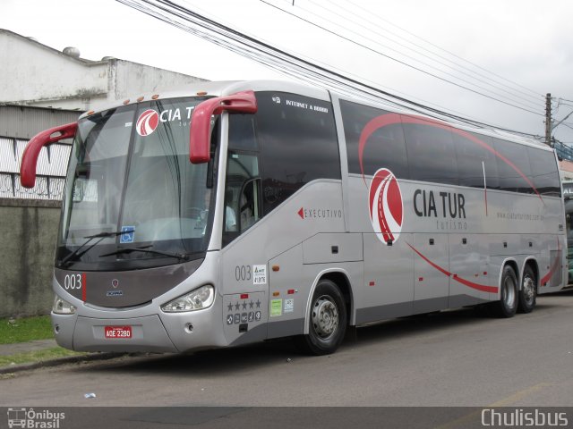 Cia Tur Turismo 003 na cidade de Curitiba, Paraná, Brasil, por Paulo Roberto Chulis. Número da foto: #4501795.