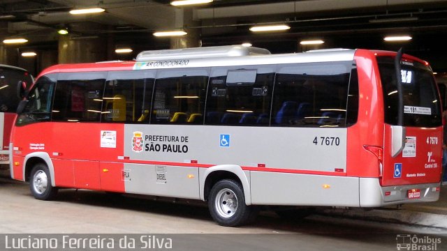 Pêssego Transportes 4 7670 na cidade de São Paulo, São Paulo, Brasil, por Luciano Ferreira da Silva. ID da foto: 4500634.