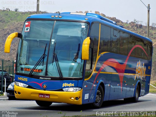 Rápido Expresso Fênix Viação 14525 na cidade de Jundiaí, São Paulo, Brasil, por Gabriel Giacomin de Lima. Número da foto: #4501130.