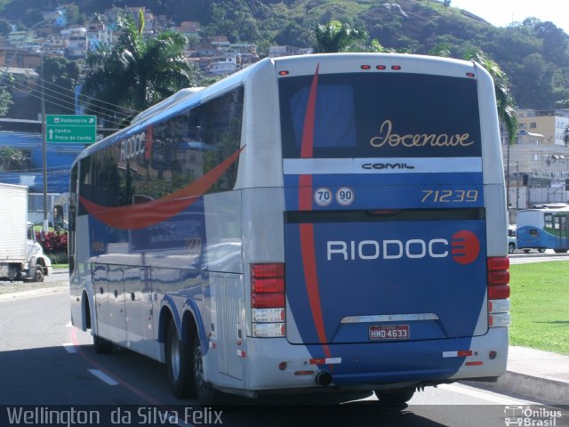 Viação Riodoce 71239 na cidade de Vitória, Espírito Santo, Brasil, por Wellington  da Silva Felix. Número da foto: #4545199.