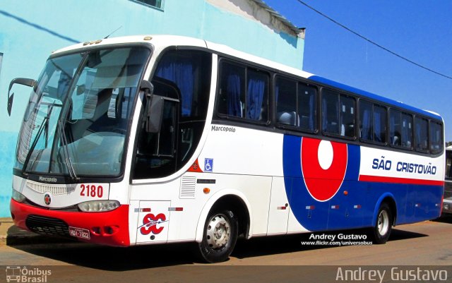 Viação São Cristóvão 2180 na cidade de Três Pontas, Minas Gerais, Brasil, por Andrey Gustavo. Número da foto: #4543736.