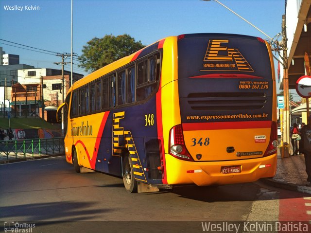 Expresso Amarelinho 348 na cidade de Sorocaba, São Paulo, Brasil, por Weslley Kelvin Batista. ID da foto: 4545651.