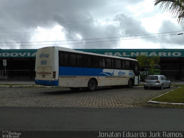 Viação Nossa Senhora dos Navegantes 985 na cidade de Balneário Camboriú, Santa Catarina, Brasil, por Jonatan Eduardo Jurk Ramos. ID da foto: 4544141.