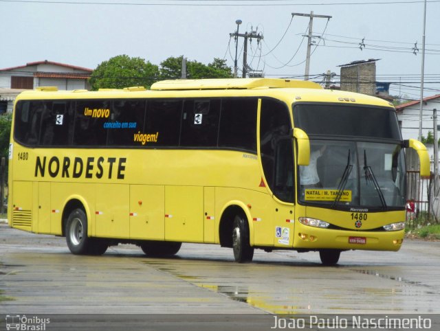 Viação Nordeste 1480 na cidade de Natal, Rio Grande do Norte, Brasil, por Joao Paulo Nascimento Silva. Número da foto: #4545480.