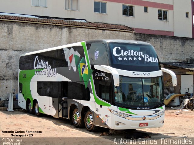 Cleiton Bus Executive 1200 na cidade de Guarapari, Espírito Santo, Brasil, por Antonio Carlos Fernandes. ID da foto: 4544153.