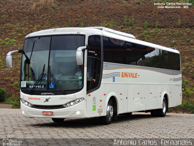 Univale Transportes 18200 na cidade de João Monlevade, Minas Gerais, Brasil, por Antonio Carlos Fernandes. ID da foto: 4546544.