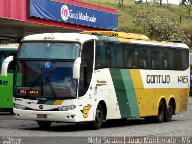 Empresa Gontijo de Transportes 14125 na cidade de João Monlevade, Minas Gerais, Brasil, por Natã  Souza. Número da foto: #4547038.