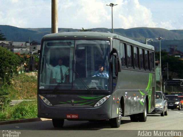 Celeiro Tur Fretamento e Turismo 3024 na cidade de Belo Horizonte, Minas Gerais, Brasil, por Adão Raimundo Marcelino. Número da foto: #4547370.