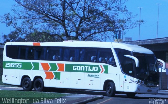 Empresa Gontijo de Transportes 21655 na cidade de Vitória, Espírito Santo, Brasil, por Wellington  da Silva Felix. Número da foto: #4547387.