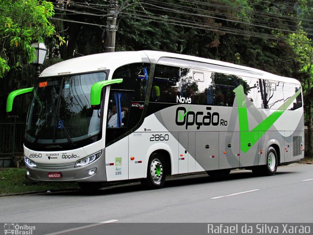 Nova Opção Turismo 2860 na cidade de Petrópolis, Rio de Janeiro, Brasil, por Rafael da Silva Xarão. Número da foto: #4547591.