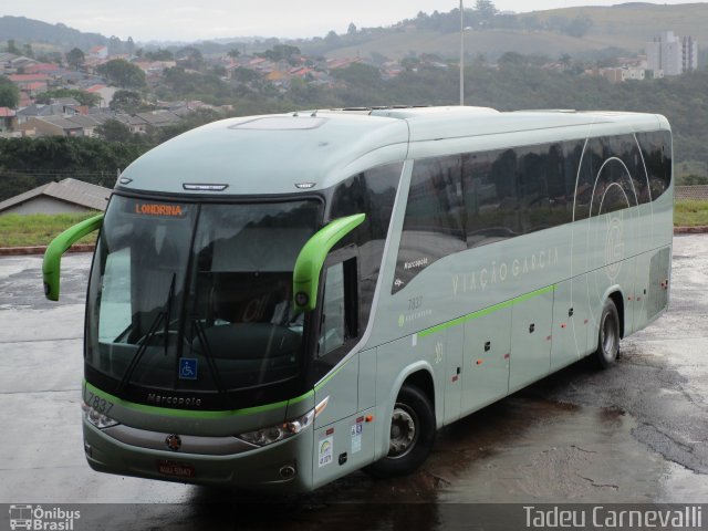 Viação Garcia 7837 na cidade de Cornélio Procópio, Paraná, Brasil, por Tadeu Carnevalli. Número da foto: #4549845.