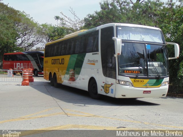 Empresa Gontijo de Transportes 12830 na cidade de São Paulo, São Paulo, Brasil, por Matheus de Melo Bento. Número da foto: #4549996.
