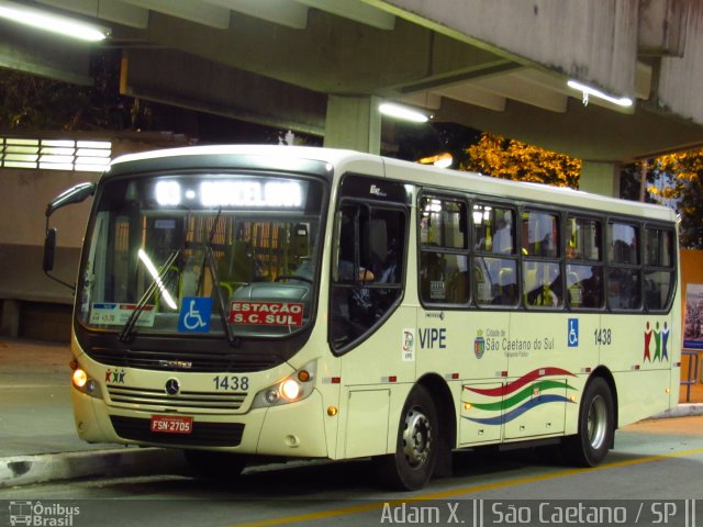 VIPE - Viação Padre Eustáquio 1438 na cidade de São Caetano do Sul, São Paulo, Brasil, por Adam Xavier Rodrigues Lima. Número da foto: #4550217.