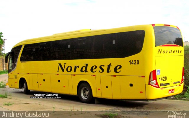 Viação Nordeste 1420 na cidade de Natal, Rio Grande do Norte, Brasil, por Andrey Gustavo. Número da foto: #4550209.
