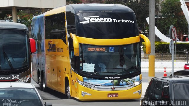 Severo Turismo 1510 na cidade de Aparecida, São Paulo, Brasil, por Fernando Júnior. Número da foto: #4551569.