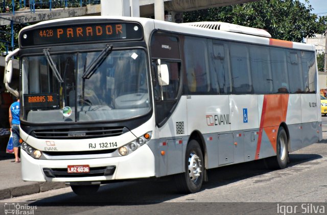 Evanil Transportes e Turismo RJ 132.114 na cidade de Rio de Janeiro, Rio de Janeiro, Brasil, por Igor Silva. Número da foto: #4551425.