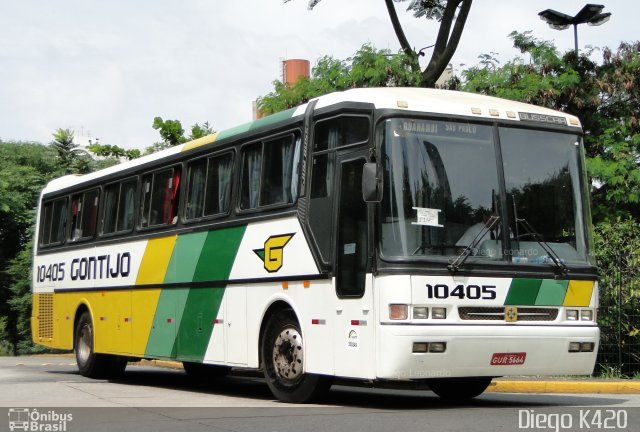 Empresa Gontijo de Transportes 10405 na cidade de São Paulo, São Paulo, Brasil, por Diego K420 . ID da foto: 4551709.