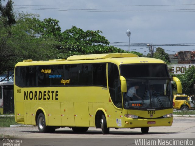 Viação Nordeste 1480 na cidade de Natal, Rio Grande do Norte, Brasil, por William Nascimento. Número da foto: #4551047.