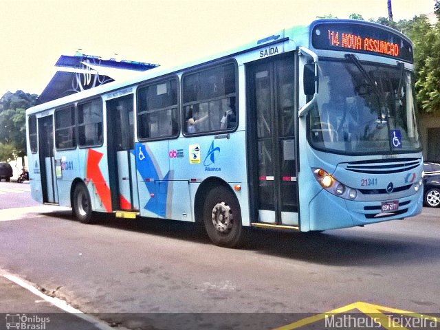 Aliança Transportes Urbanos 21341 na cidade de Fortaleza, Ceará, Brasil, por Matheus Lima Teixeira. ID da foto: 4552696.