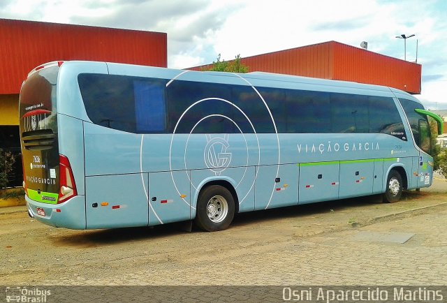 Viação Garcia 7636 na cidade de Bauru, São Paulo, Brasil, por Osni Aparecido Martins. Número da foto: #4551386.