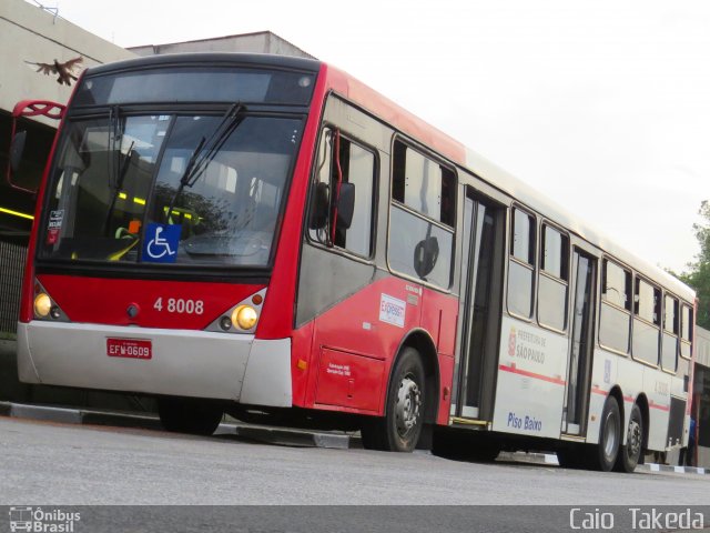 Express Transportes Urbanos Ltda 4 8008 na cidade de São Paulo, São Paulo, Brasil, por Caio  Takeda. Número da foto: #4554064.