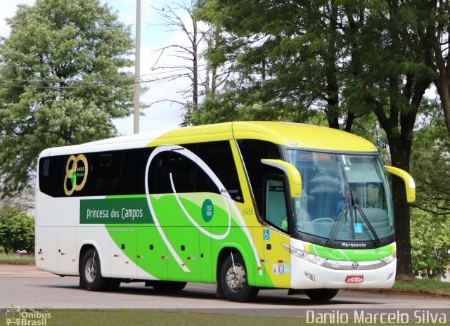 Expresso Princesa dos Campos 6466 na cidade de Cascavel, Paraná, Brasil, por Danilo Marcelo Silva. ID da foto: 4553787.