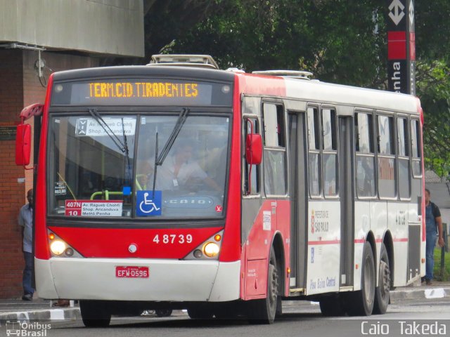 Express Transportes Urbanos Ltda 4 8739 na cidade de São Paulo, São Paulo, Brasil, por Caio  Takeda. Número da foto: #4554066.