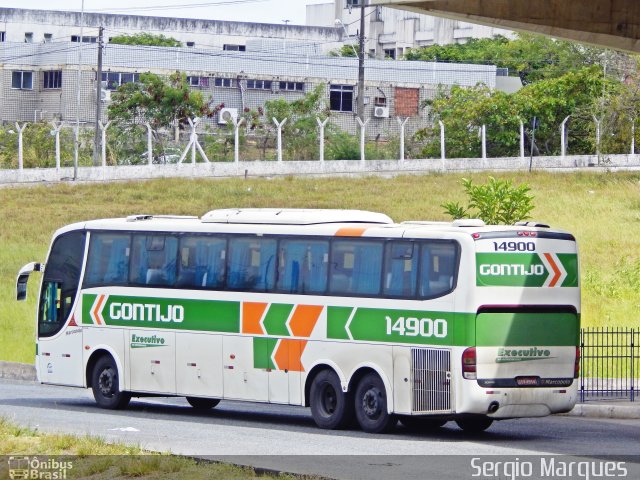 Empresa Gontijo de Transportes 14900 na cidade de Aracaju, Sergipe, Brasil, por Sergio Marques . Número da foto: #4553673.