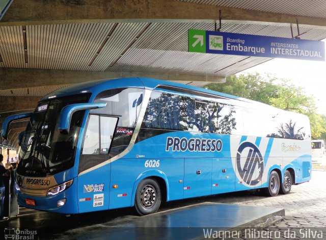 Auto Viação Progresso 6026 na cidade de João Pessoa, Paraíba, Brasil, por Wagner Ribeiro da Silva. ID da foto: 4553612.