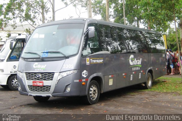 Citral Transporte e Turismo 3305 na cidade de Capão da Canoa, Rio Grande do Sul, Brasil, por Daniel Espindola Dorneles. Número da foto: #4554629.