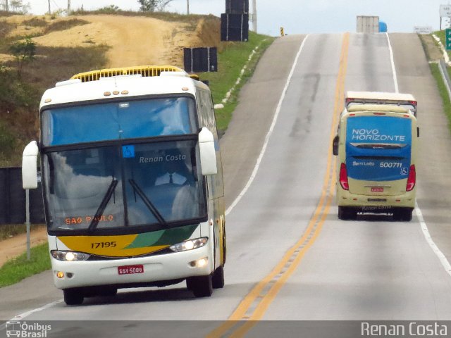 Empresa Gontijo de Transportes 17195 na cidade de Poções, Bahia, Brasil, por Anderson Silva. ID da foto: 4555607.