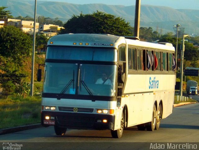 Safira Turismo 7539 na cidade de Belo Horizonte, Minas Gerais, Brasil, por Adão Raimundo Marcelino. ID da foto: 4557555.