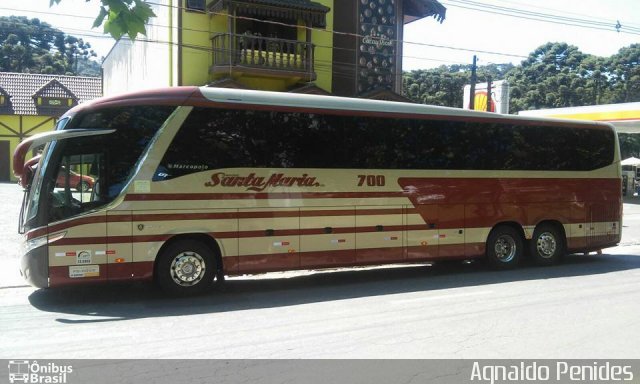 Santa Maria Fretamento e Turismo > Transportes Santa Maria(SP) 700 na cidade de Campos do Jordão, São Paulo, Brasil, por Agnaldo Penides. Número da foto: #4555514.