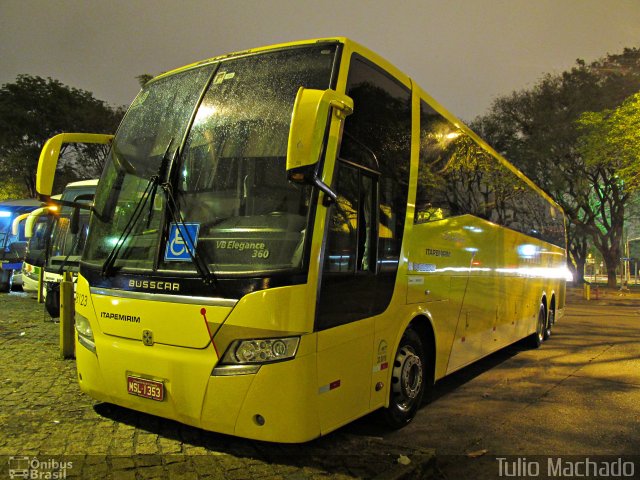 Viação Itapemirim 48123 na cidade de São Paulo, São Paulo, Brasil, por Tulio Machado. Número da foto: #4555386.