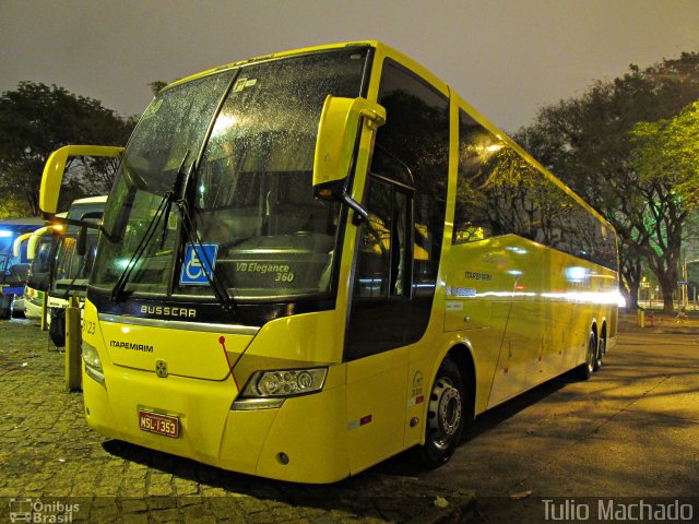 Viação Itapemirim 48123 na cidade de São Paulo, São Paulo, Brasil, por Tulio Machado. ID da foto: 4555386.