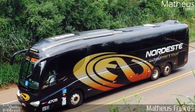 Expresso Nordeste 4705 na cidade de Nova Tebas, Paraná, Brasil, por Matheus Freitas. Número da foto: #4555468.