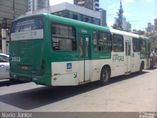 OT Trans - Ótima Salvador Transportes 20512 na cidade de Salvador, Bahia, Brasil, por Mario Junior. ID da foto: 4555464.