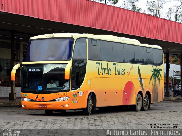 Viação Verdes Vales 5000 na cidade de João Monlevade, Minas Gerais, Brasil, por Antonio Carlos Fernandes. ID da foto: 4557037.