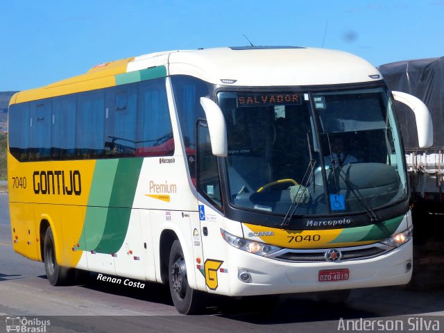Empresa Gontijo de Transportes 7040 na cidade de Tucano, Bahia, Brasil, por Anderson Silva. Número da foto: #4559557.