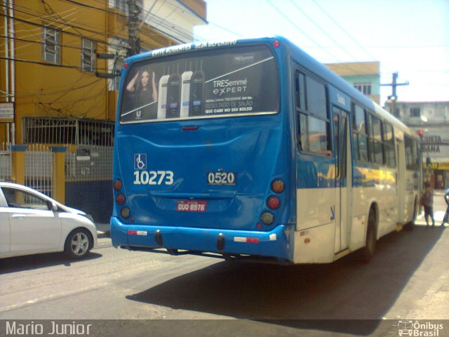 Concessionária Salvador Norte - CSN Transportes 10273 na cidade de Salvador, Bahia, Brasil, por Mario Junior. ID da foto: 4559596.